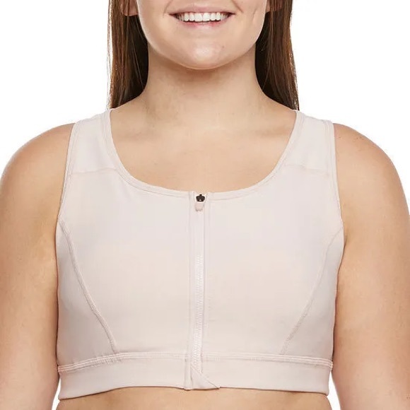 Xersion Other - Xersion Train High Support Sports Bra Plus in Peach Whip